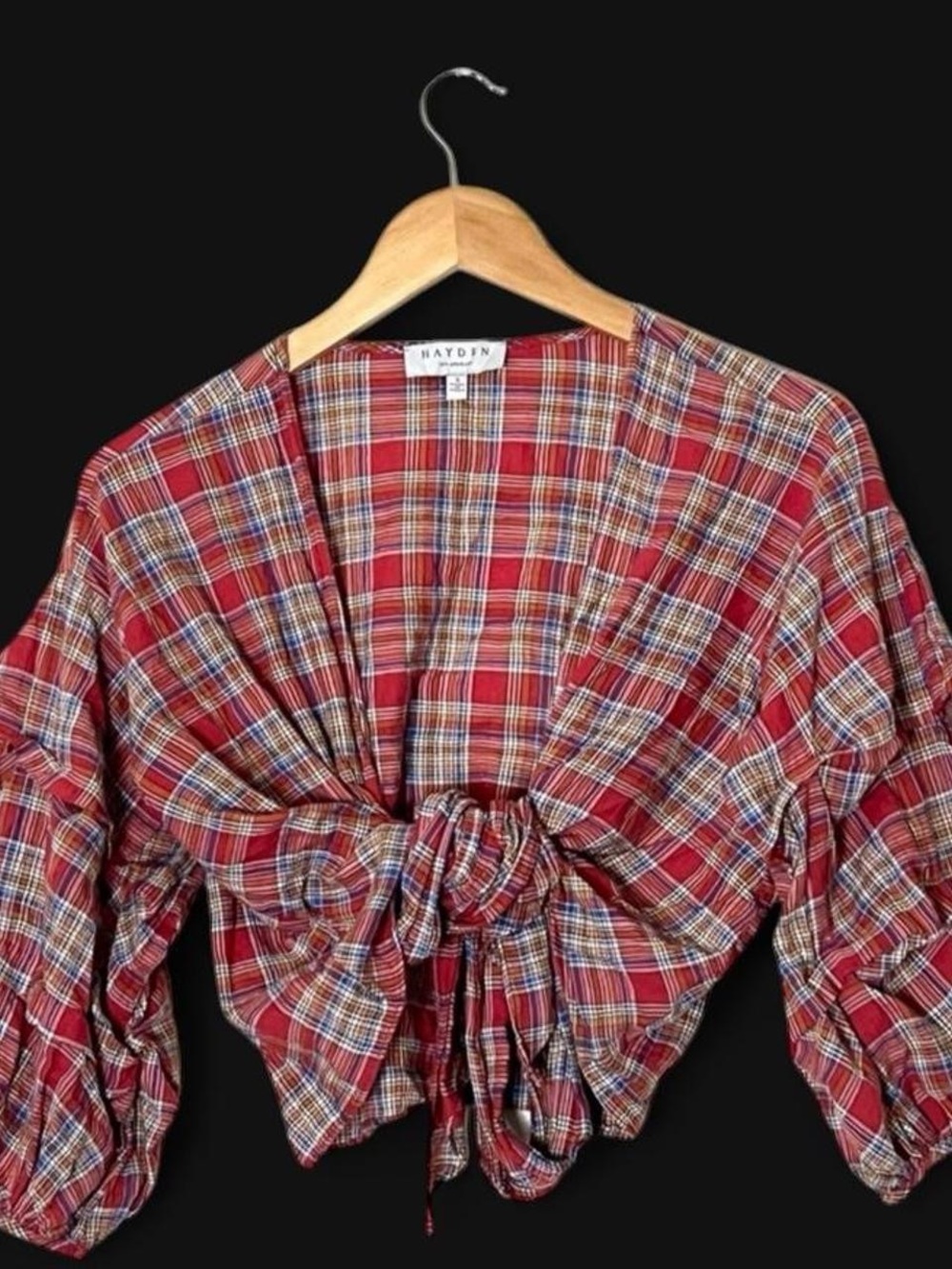 Hayden Los Angeles tie blouse - Picture 1 of 5